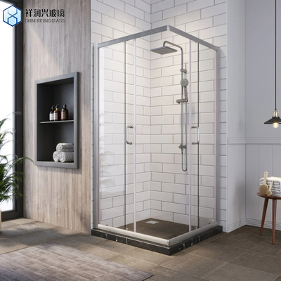 Tempered Glass Satin Partition for Office Bathroom Shower Walls Insulated/Float Glass