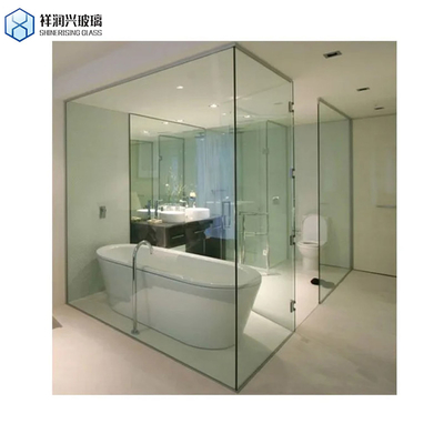 8mm 10mm 12mm Clear Tempered Glass for Bathroom and Door Glass After-sales Service 5 Years