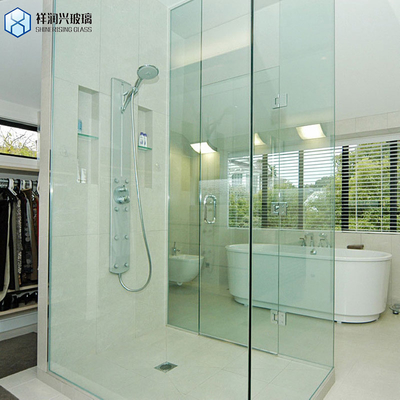 Customizable Pull Handle Tempered Glass Partition for Bathroom Shower Enclosure Room