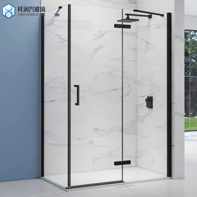 Customizable Pull Handle Tempered Glass Partition for Bathroom Shower Enclosure Room