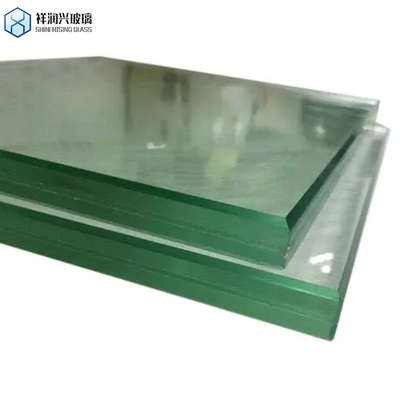Clear Laminated Frosted Glass for Philippines Market 7mm Thickness Flat Triplex Glass