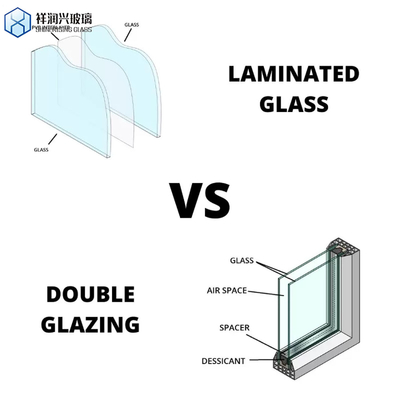 10mm Sandblasting Frosted Laminated Glass with Customer Requirements