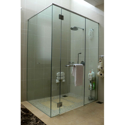 1830*2440/2140*3300/2440*3660 Frameless Shower Enclosure Sets Toilet Frameless Design