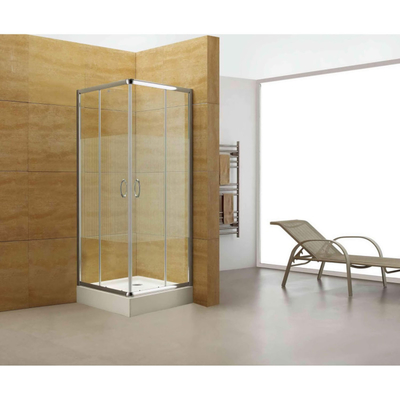 1830*2440/2140*3300/2440*3660 Frameless Shower Enclosure Sets Toilet Frameless Design