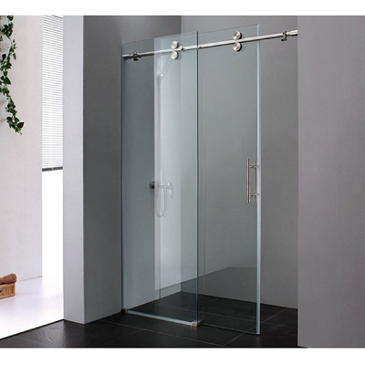80X80 Black Small Square Glass Shower Enclosures Cabin for Home Flat Polished Edge Work
