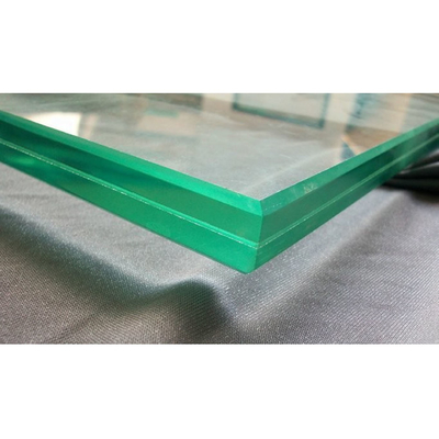 Moderate 8mm 4mm 4mm 8.38mm Thickness PVB Interlayer Laminated Glass Customized Request