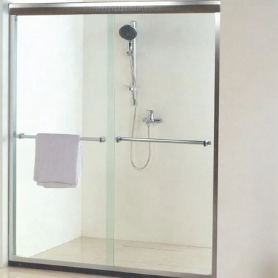 304 Stainless Steel Tempered Glass One Piece Door Shower Screen for Bathroom