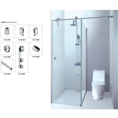 Full Frame Hidden Diamond Shower Room Corner Shower Enclosure with 10mm Glass Thickness