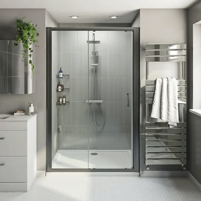 Technique Laminated Customization Outlet Sliding Glass Door for Bathroom Shower Room