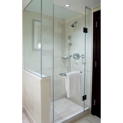 70X70 Diamond Shaped Shower Enclosure Portable Glass Door Safety Glass Customized Request