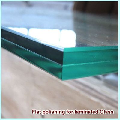 Supply Tempered Laminated Glass with Flat Polished Edge Work Windows PVB Interlayer