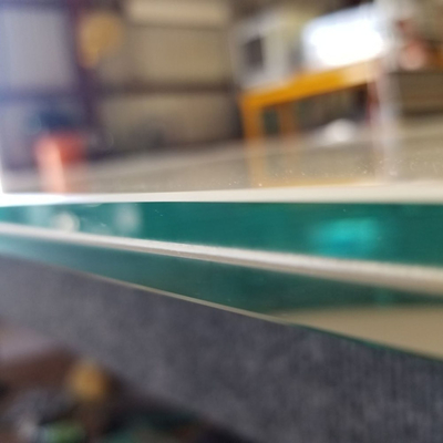 Flat Polished Unbreakable Laminated Glass Sheet with PVB Sgp Laminated Tempered Layers