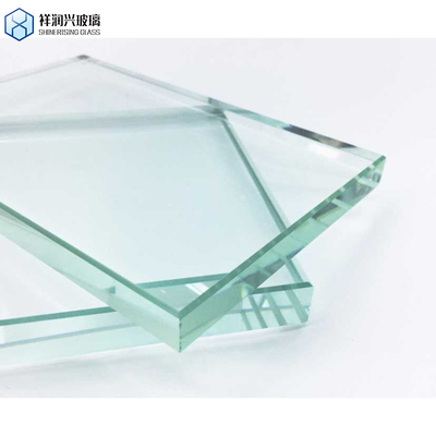 8mm 12mm Thick Tempered Safety Transparent Building Glass with Laminated Technique