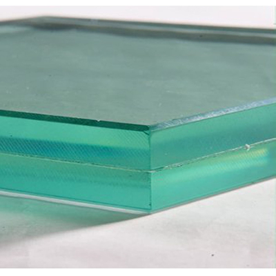Large Building Wall Laminated Glass with Flat Polished Edge and Common Layer Type