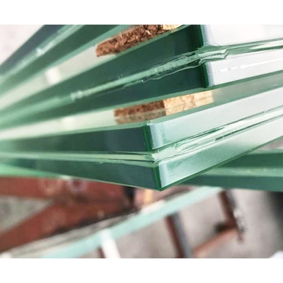 1830*2440/2140*3300/2440*3660 Clear PVB Tempered Laminated Glass Safety Toughened Glass