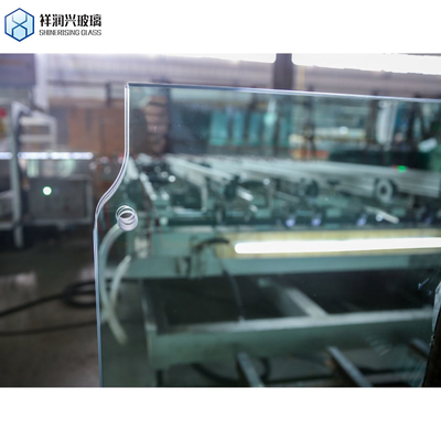 Flat Tempered Glass for Railing Partition Canopy Curtain Wall Double Low Iron Laminated