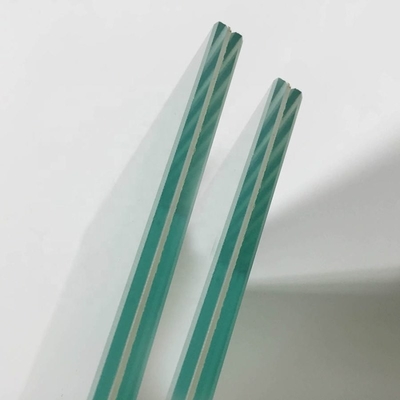 PVB Sgp Tempered Laminated Glass 6.38mm 8.38mm 10.38mm 12.38mm Thickness and Size Options