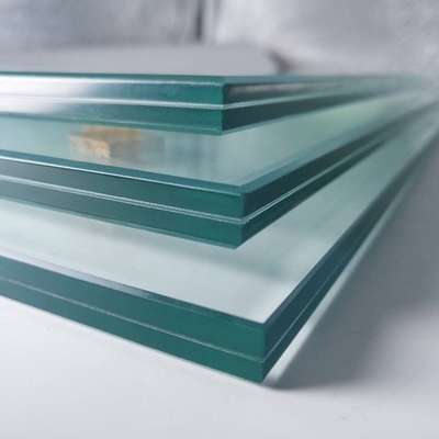 PVB Sgp Tempered Laminated Glass 6.38mm 8.38mm 10.38mm 12.38mm Thickness and Size Options