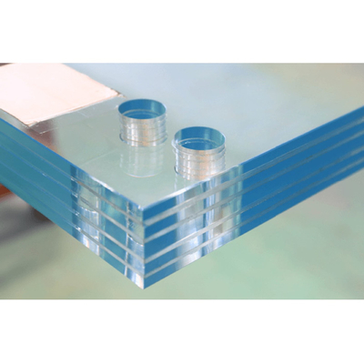 Three Layer Tempered Laminated Glass with CE Certificate and Technique Laminated
