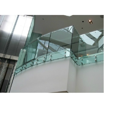 Flat Polished Edge 6mm Furniture Facade Toughened Glazing Glass for Customized Request