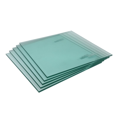 Flat Polished Edge 6mm Furniture Facade Toughened Glazing Glass for Customized Request