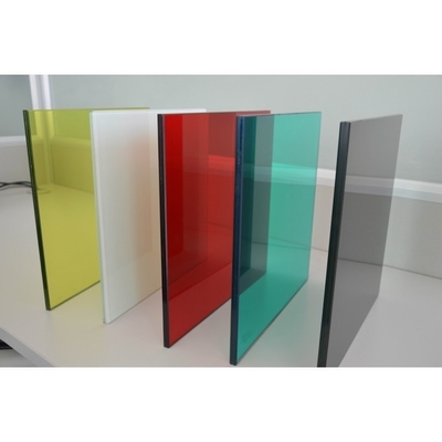 Solid Structure Customization Colored Transparent Laminated Glass for Decoration