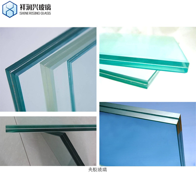 CE Certified Design Laminated Glass with Heat and Sound Insulation Customized Request