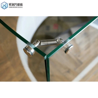 8mm Toughened Glass Table Top with Flat Polished Edge Work as per Customer's Requirement