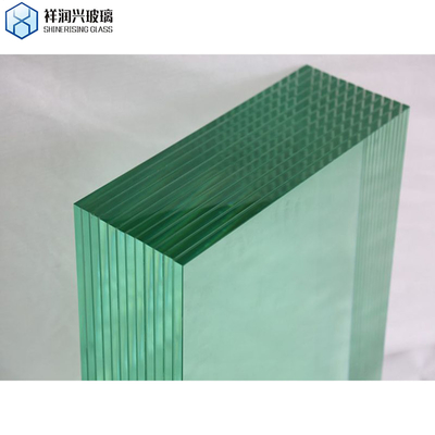 Common Layer Type 6.38mm Clear White Laminated Glass for Architecture Projects