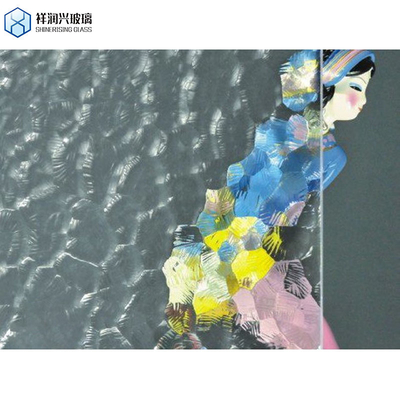 3mm 5mm Shinerising Patterned Glass for Bathroom Living Room Kitchen Special 1830*2440
