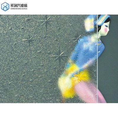 3mm 5mm Shinerising Patterned Glass for Bathroom Living Room Kitchen Special 1830*2440