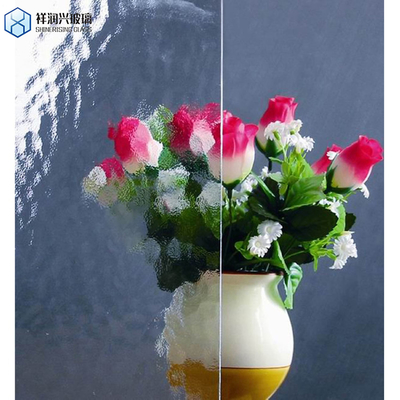 Shinerising 5mm 8mm 2100mmx2400mm Ultra Clear Moru Figured Glass for Chinese Furniture