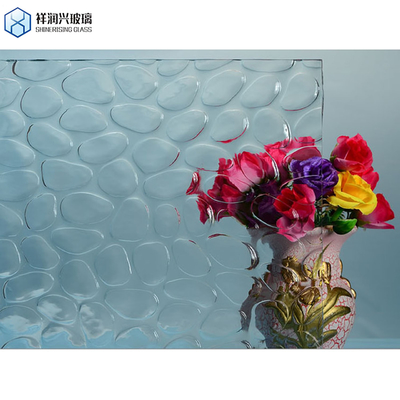 Customization Wired Narrow Qingdao Shinerising Moru Karatachi Pattern Decorative Glass