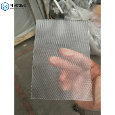 Flat Polished Edge Building Textures Novel Design Decorative Wire Mesh Pear Pattern Glass