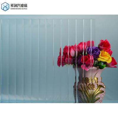 Flat Polished Edge Building Textures Novel Design Decorative Wire Mesh Pear Pattern Glass