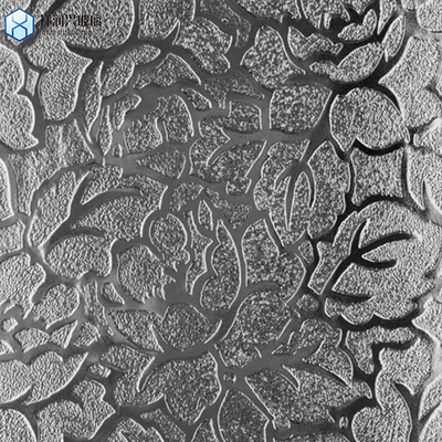 Solid 4mm Clear Tinted Color Figured Decorative Patterned Glass for CE Certification