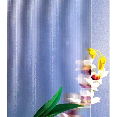 Solid 4mm Clear Tinted Color Figured Decorative Patterned Glass for CE Certification