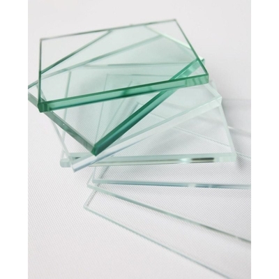 Flat Tempered Glass Wall Partition 10mm 12mm Fully Tempered Transparent Office Partition