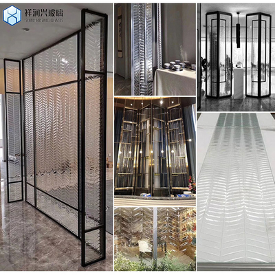 6mm Wired Qingdao Shinerising Patterned Glass Wire Perfect for Building Layers Demand