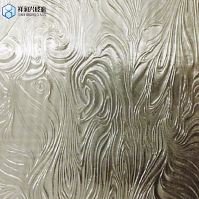 Formed Pattern Toughen Glass for Decorative Shower Enclosure Decorative Pattern Moru Glass