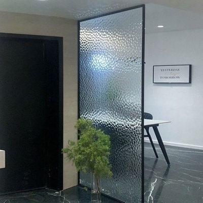 Formed Pattern Toughen Glass for Decorative Shower Enclosure Decorative Pattern Moru Glass