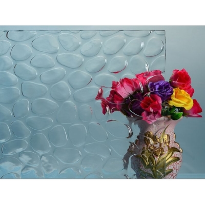 Extra Clear Bronze Green Mistlite Glass with GB15763.2-2005 Standard Diamond Pattern