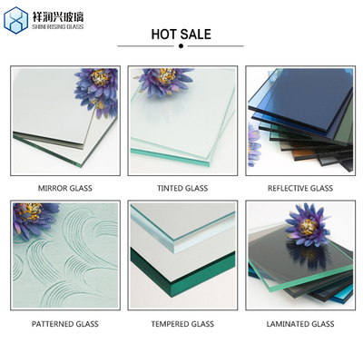 Glass Decorative Acid Etched Clear Pattern Frosted Glass 2134X3300mm Folded Unfolded