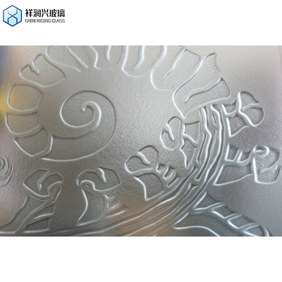 4mm 5mm 6mm 8mm Furniture Glass with Frosted Satin Acid Etched Back Painted Lacquered