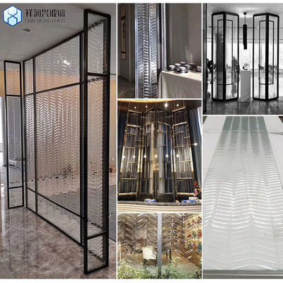 Figured Pattern Glass for Decoration Main Product Patterned Glass High Demand