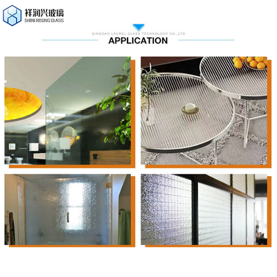 Figured Pattern Glass for Decoration Main Product Patterned Glass High Demand