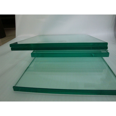 8mm 10mm 12mm Clear Tempered Glass Panels Customized Size Hole Cutouts for Showerroom