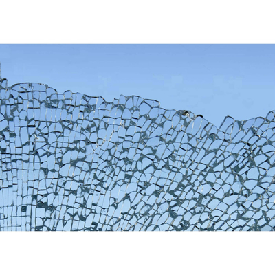 Customized Flat Polished Glass U Channel Glass Balcony Deck Frameless Glass Railing