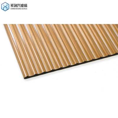 Single Roll Color Type Solid Color Brown Patterned Glass Qingdao Moru Karatachi Benefit