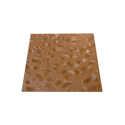 Float Pattern Glass Brown Embossed Glass for Small Moru Reeded Closet Door and Window
